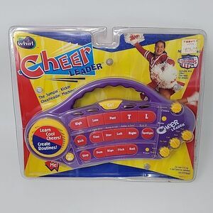 Vintage 1997 Cheerleader Spirit Cheer Machine Handheld Electronic Game NCA 1998